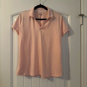 Walter Hagan Women's Pink Polo Shirt Golf NWOT Sz L